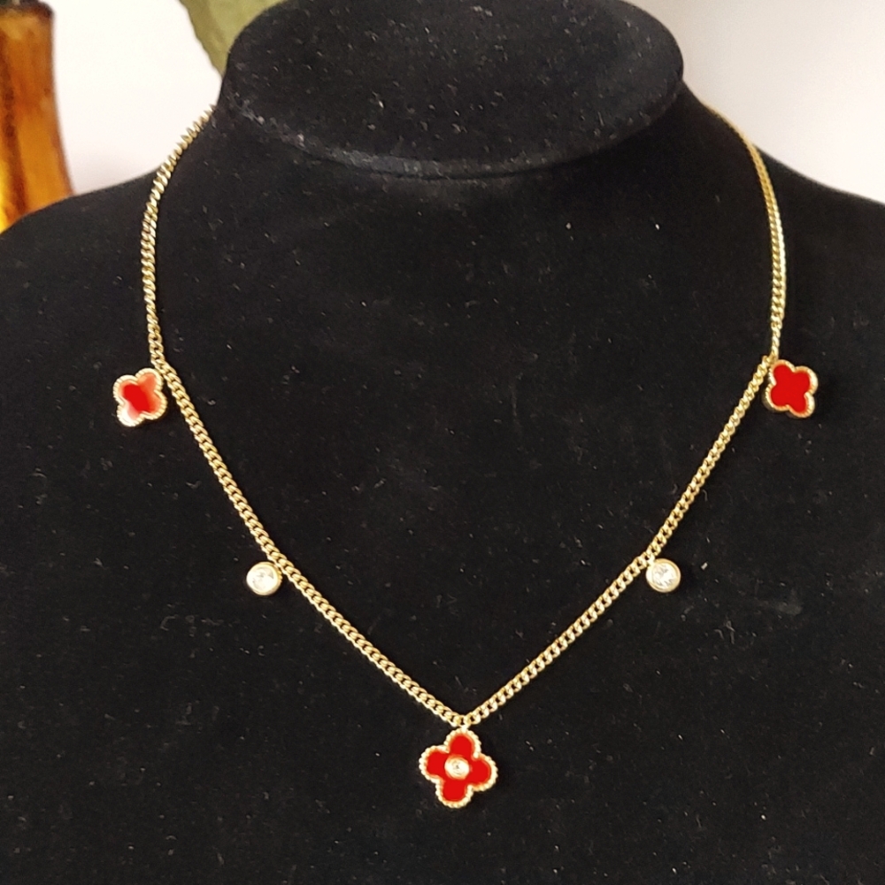COPY - Luxury Lucky Clover  Necklace
